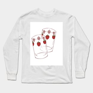 Nana's straberry glasses Long Sleeve T-Shirt